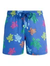 Vilebrequin Tortoise Print Swim Shorts In Blue