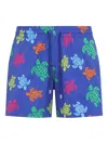 Vilebrequin Tortues Multicolor Elasticized Men`s Swim Shorts