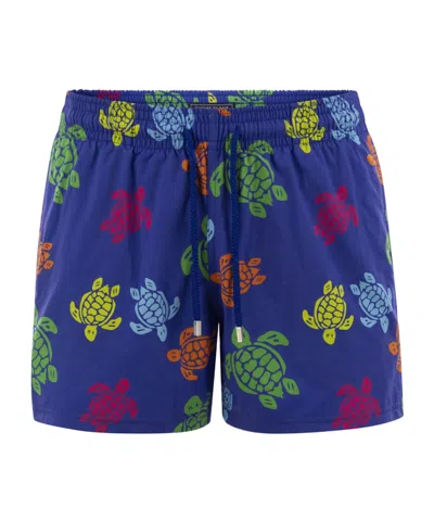 VILEBREQUIN TURTLE-PRINT SWIM SHORTS