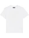 Vilebrequin Mens Blanc Portisol Turtle-motif Cotton T-shirt In Weiss
