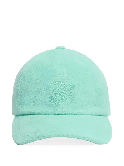 Vilebrequin Turtle-embroidered Hat In Green