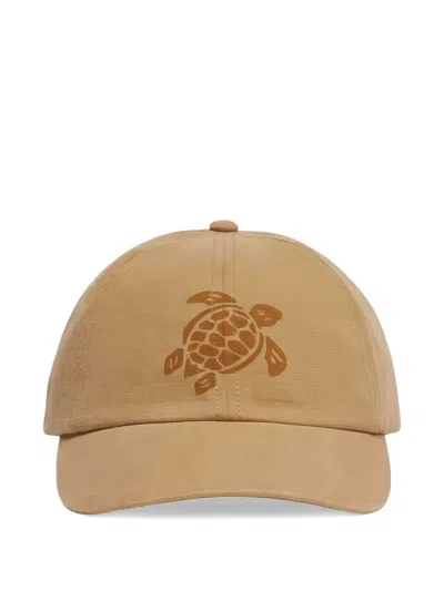 Vilebrequin Turtle-motif Baseball Cap In Brown