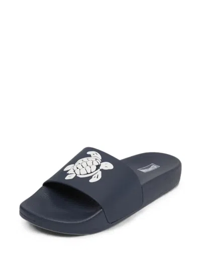 Vilebrequin Turtle-patch Slides In Blue