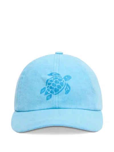 Vilebrequin Turtle-print Hat In Blue