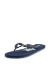 Vilebrequin Turtle-scale Effect Flip-flops In Blue