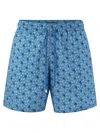 VILEBREQUIN ULTRALIGHT AND FOLDABLE PATTERNED BEACH SHORTS