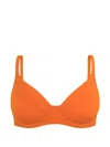 Vilebrequin Underwire Solid Bikini Top In Orange