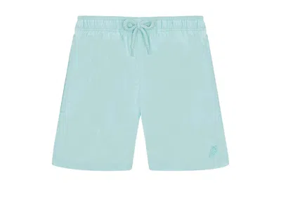Vilebrequin Unis Polyamide (toddler/little Kid/big Kid) Boy's Shorts Celadon : 8 Years In Green