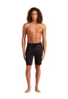 Vilebrequin Unisex Linen Bermuda Shorts In Noir