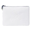 Vilebrequin Unisex Solid Neoprene Pouch In White