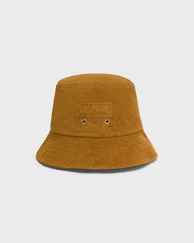 Vilebrequin Unisex Terry Hat Solid In Brown