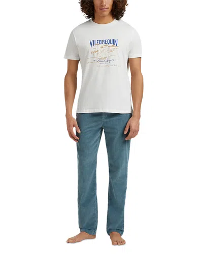 Vilebrequin Vbq Bateau Logo Tee In White
