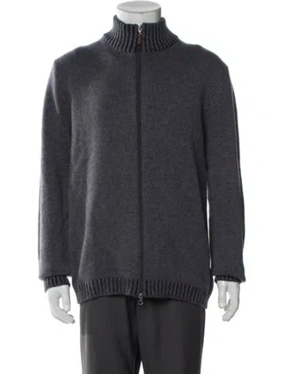 Pre-owned Vilebrequin Virgin Wool Jacket In Gray