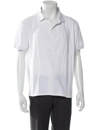Pre-owned Vilebrequin V-neck Short Sleeve Polo Shirt In Neutral