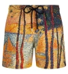 Vilebrequin Voile Et Pins 360 Swim Trunks In Maïs