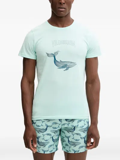 Vilebrequin Whale-print T-shirt In Green