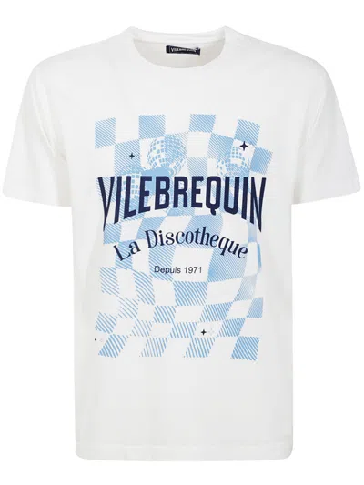 Vilebrequin Crew Neck Graphic Print Short Sleeves In White