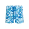 Vilebrequin Tropical Print Swim Shorts In Blue