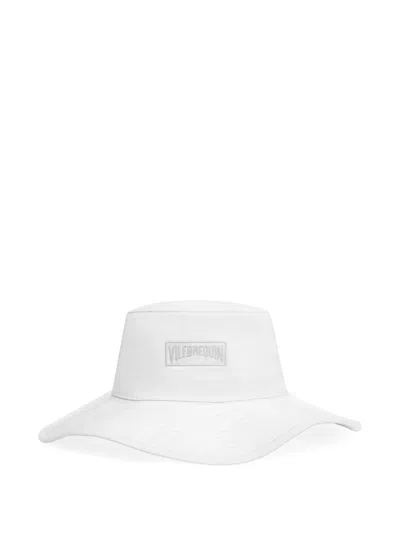Vilebrequin Wide Brim Logo Bucket Hat In Brown