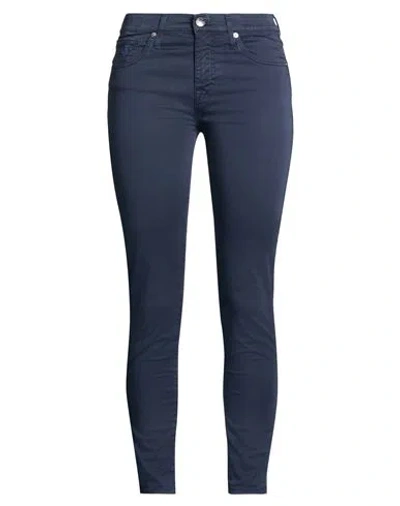 Vilebrequin Woman Pants Navy Size 29 Cotton, Elastane In Blue