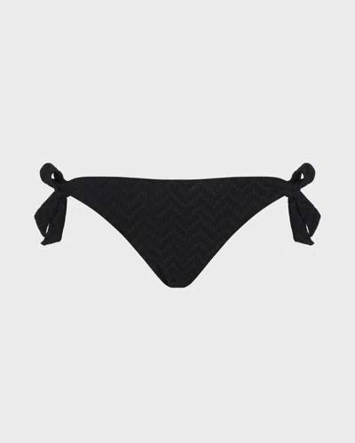 Vilebrequin Jacquard Chevron Mini-bikinihose Für Damen In Schwarz
