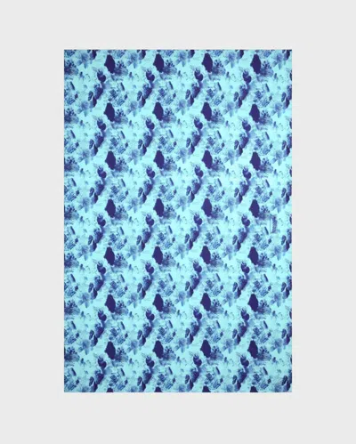 Vilebrequin Women Cotton Voile Pareo Coral Reef In Blue