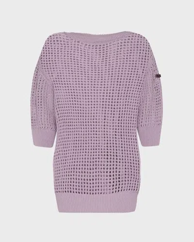 Vilebrequin Women Crochet Sweater Solid In Pink
