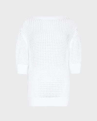 Vilebrequin Women Crochet Sweater Solid In White