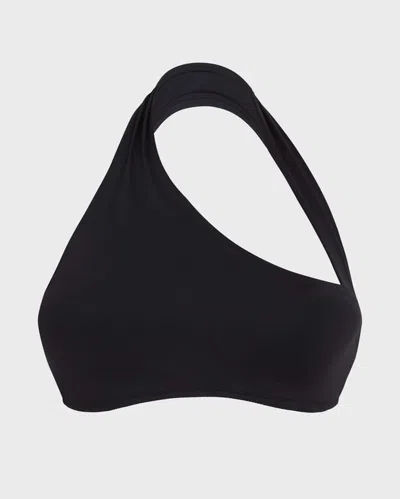 Vilebrequin Solid Bikinioberteil Mit Grafischem Ausschnitt Für Damen In Schwarz