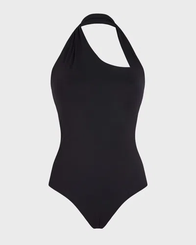 Vilebrequin Solid Badeanzug Mit Grafischem Ausschnitt Für Damen In Schwarz