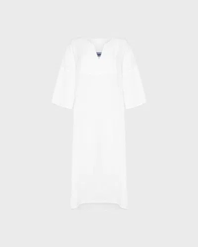Vilebrequin Women Linen Kaftan Solid In White
