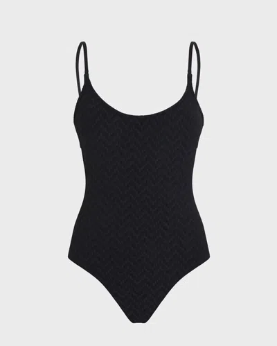 Vilebrequin Jacquard Chevron Badeanzug Für Damen In Schwarz