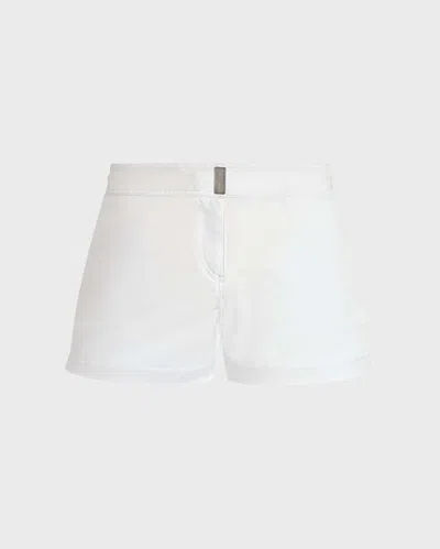 Vilebrequin Women Swim Shorts Solid In White