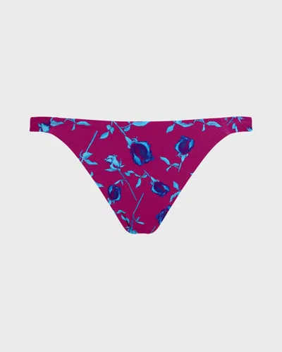 Vilebrequin Brazilian Bikini Briefs With Floral Print And Minimal Design In Multi