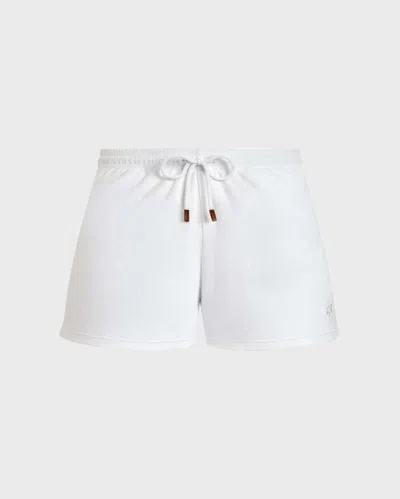 Vilebrequin Women Terry Shorts Solid In White