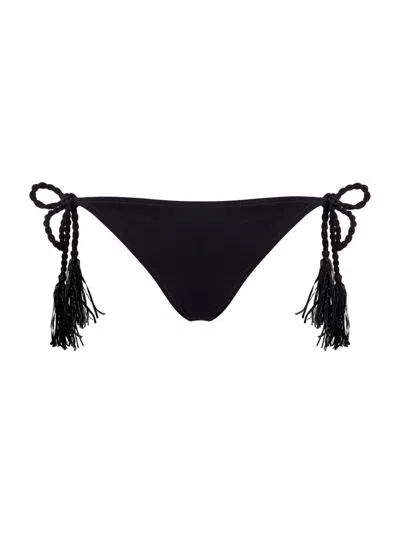 Vilebrequin Women's Tresses Side-tie Bikini Bottom In Black