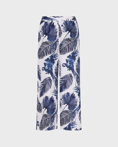 Vilebrequin Papagaio Seidenhose Mit Weitem Bein Für Damen In Weiss