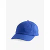 Vilebrequin Womens Turtle-embroidered Cotton-twill Baseball Cap Marrakech