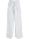 Vilebrequin X Angelo Tarlazzi Lamiss Linen Trousers In White