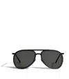 Vilebrequin X Shelter Wood Frame Sunglasses In Navy