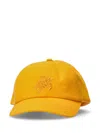 Vilebrequin Yellow Logo Baseball Hat In Yellow