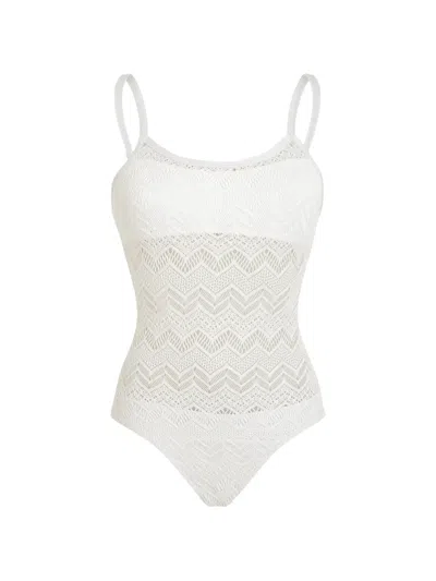 Vilebrequin Zigzag-pattern Swimsuit In Neutral