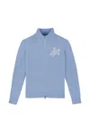 Vilebrequin Zipped Cardigan In Blue
