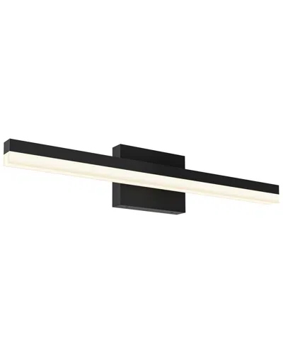 Villa 408 Sleek Linear Cct Led Vanity Light In Silver
