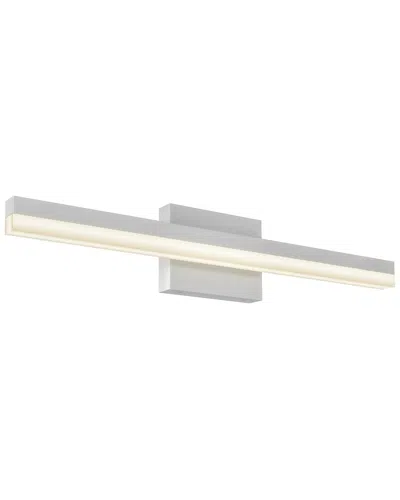 Villa 408 Sleek Linear Cct Led Vanity Light In Silver