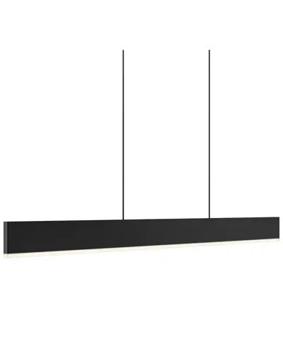 Villa 408 Slim Led Linear Pendant In Black