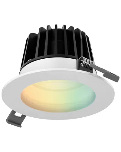Villa 408 Smart Rgb+cct Led Regressed Light In White
