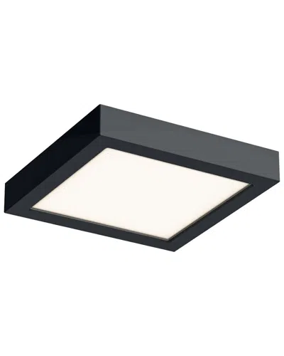 Villa 408 Square Cct Led Flush Mount Ceiling Light In Black