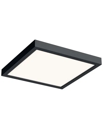 Villa 408 Square Cct Led Flush Mount Ceiling Light In Black