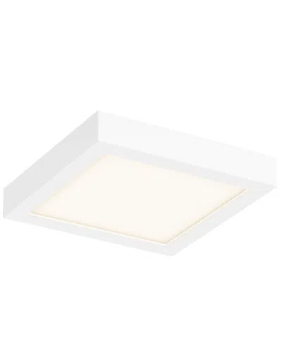 Villa 408 Square Cct Led Flush Mount Ceiling Light In White